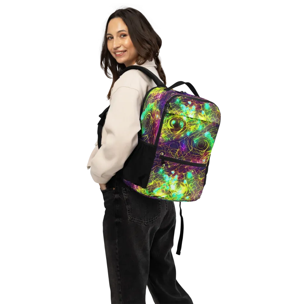 Glow Reef on Utility Backpack — Back