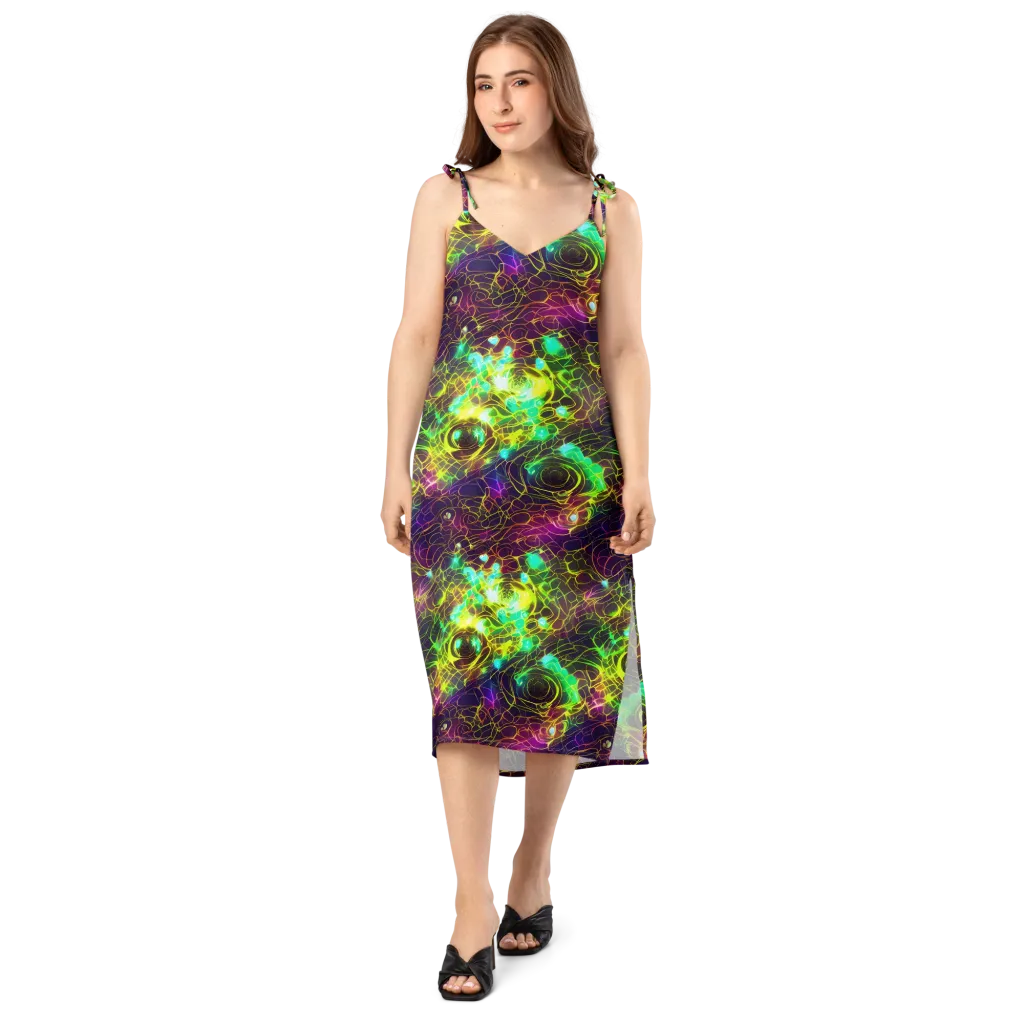 Glow Reef on Slip Dress — Front