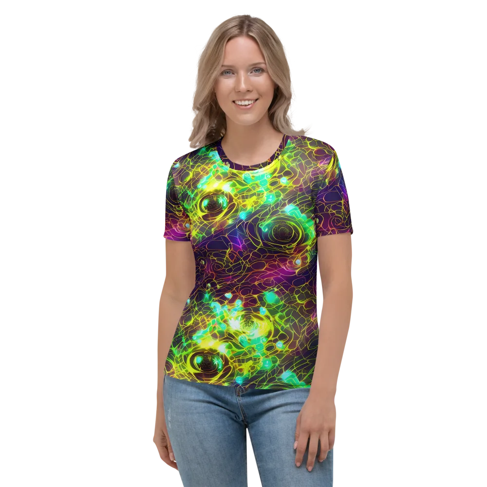 Glow Reef on Women's Crew Neck T-Shirt — Front