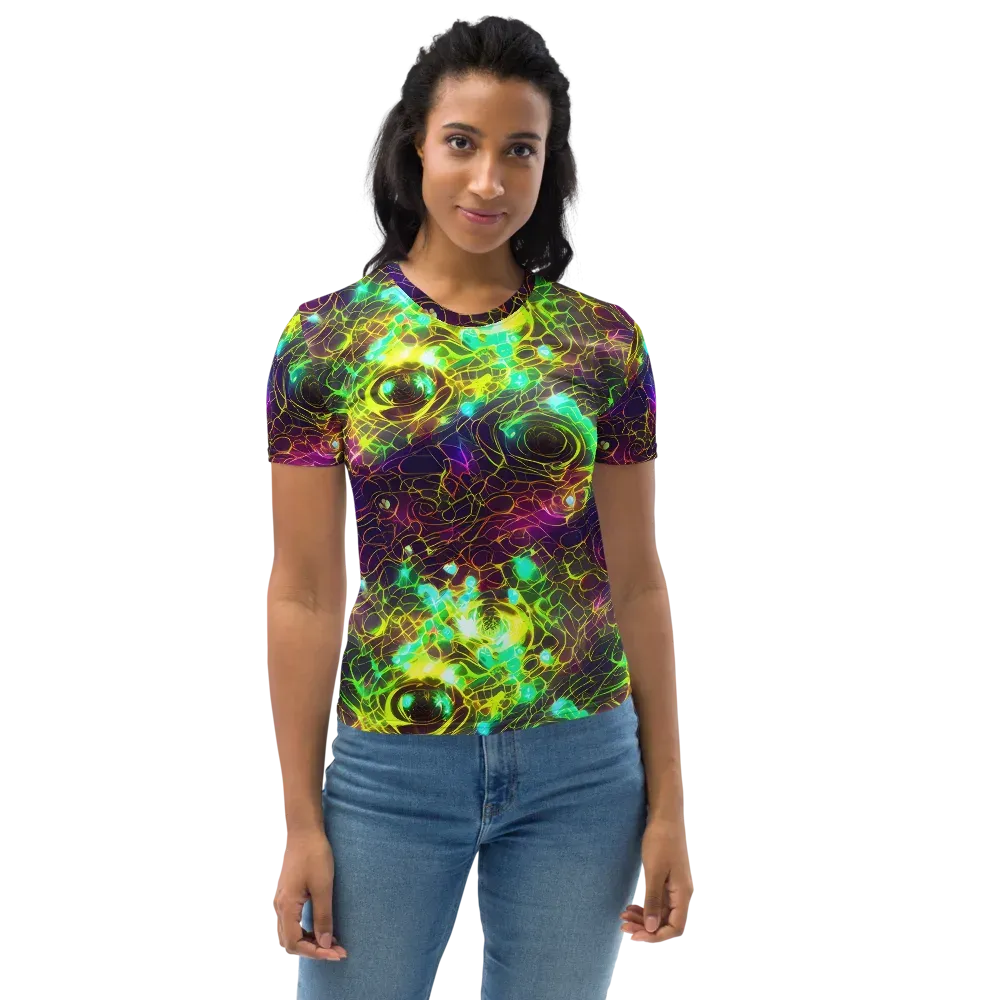 Glow Reef on Women's Crew Neck T-Shirt — Front