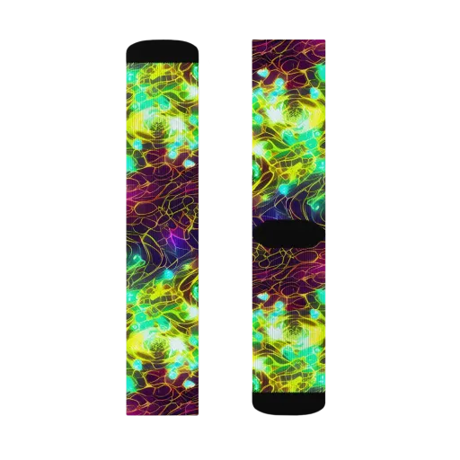 Glow Reef on a Socks