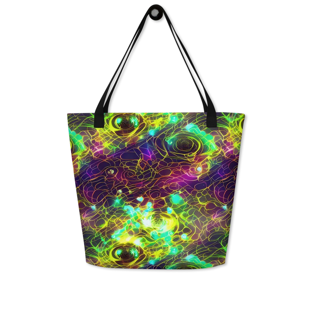 Glow Reef on Large Tote Bag W/ Pocket — Front