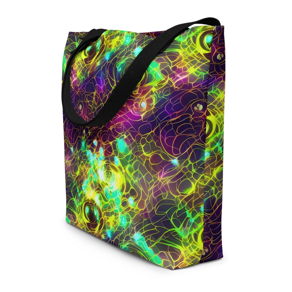 Glow Reef on Large Tote Bag W/ Pocket — Front