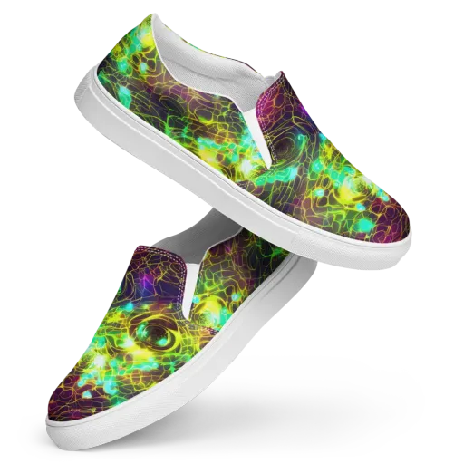 Glow Reef on a Women's Slip-On Canvas Shoes