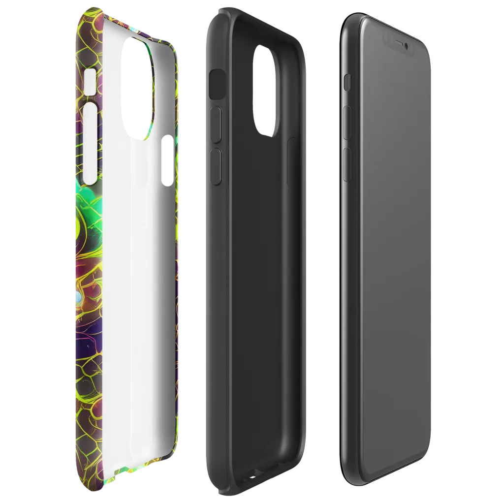 Glow Reef on Tough Case for iPhone® — Right