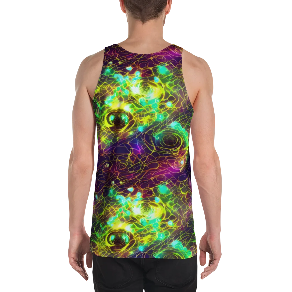 Glow Reef on Men's Tank Top — Back