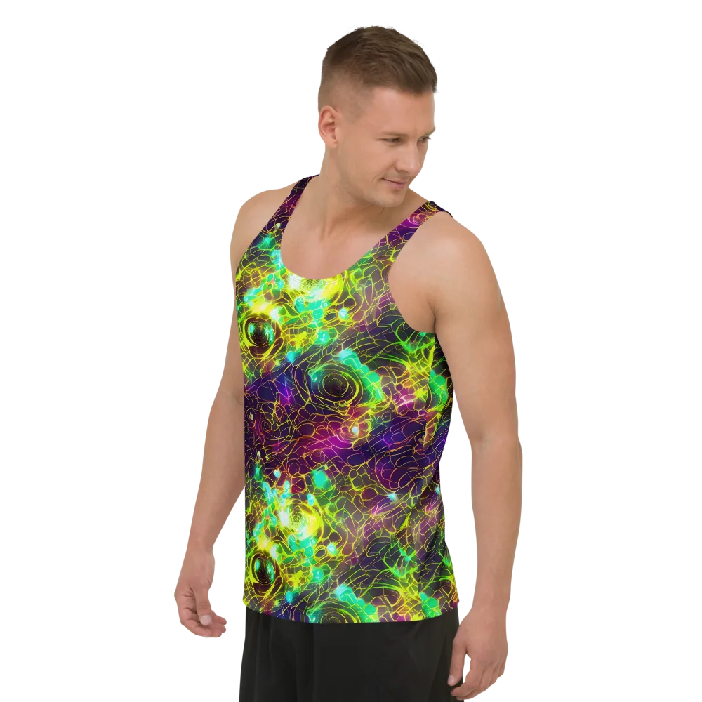 Glow Reef on Men's Tank Top — Left Front