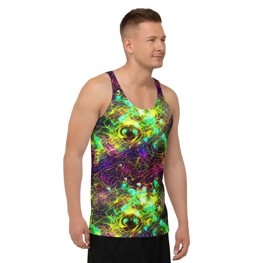 Glow Reef on Men's Tank Top — Right Front
