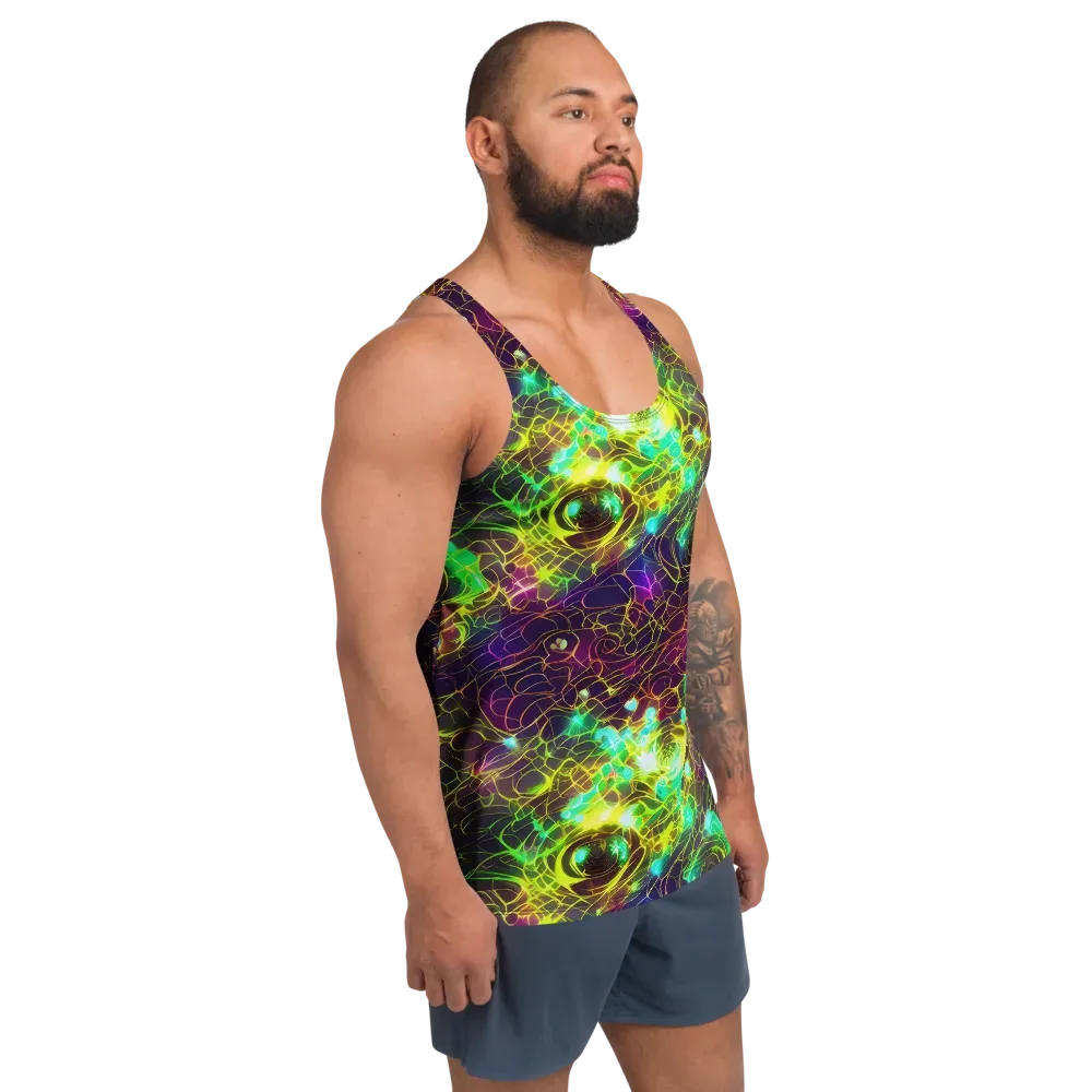 Glow Reef on Men's Tank Top — Right Front