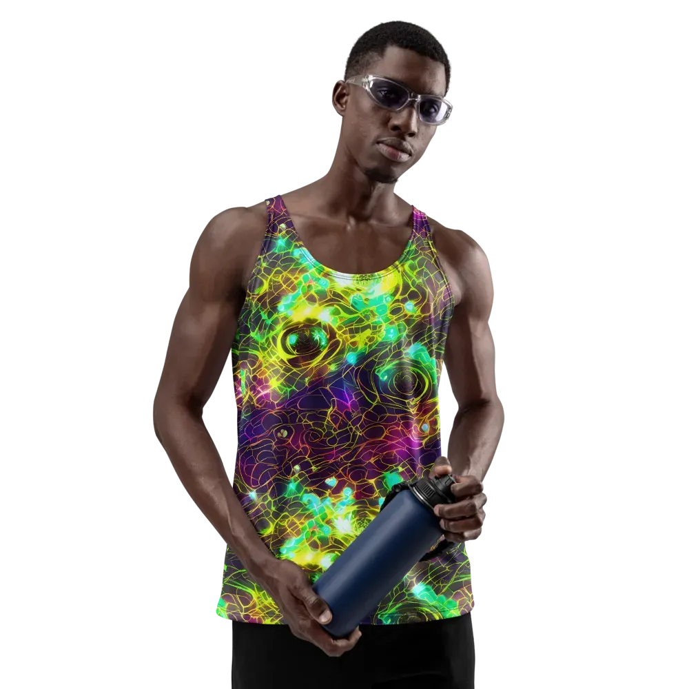 Glow Reef on Men's Tank Top — Front