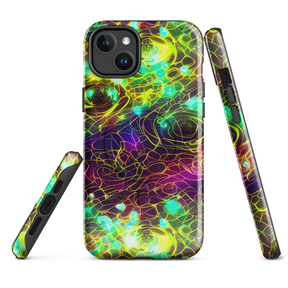 Glow Reef on MagSafe Tough Case for iPhone® — Front