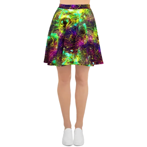 Glow Reef on a Skater Skirt