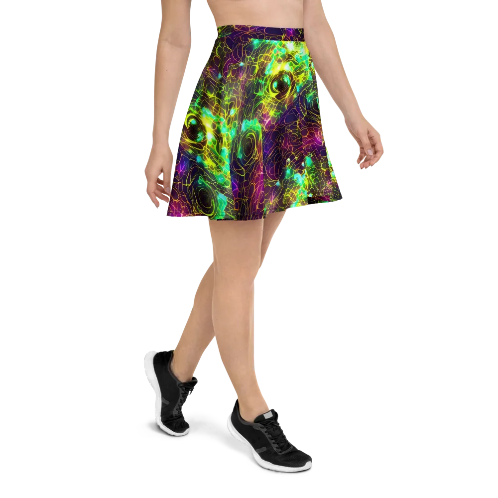 Glow Reef on Skater Skirt — Right