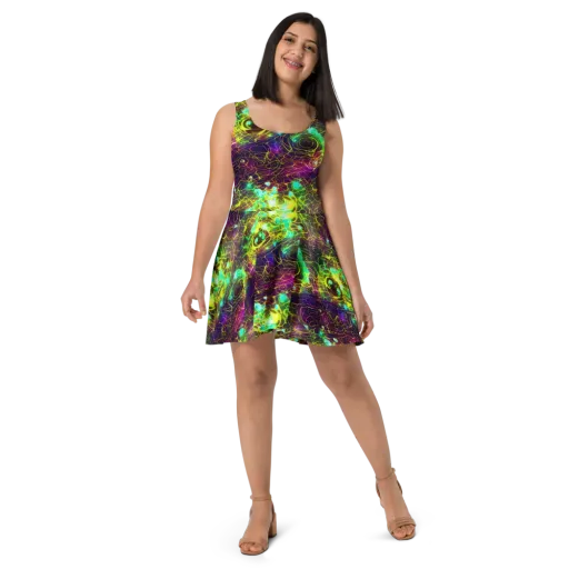 Glow Reef on a Skater Dress