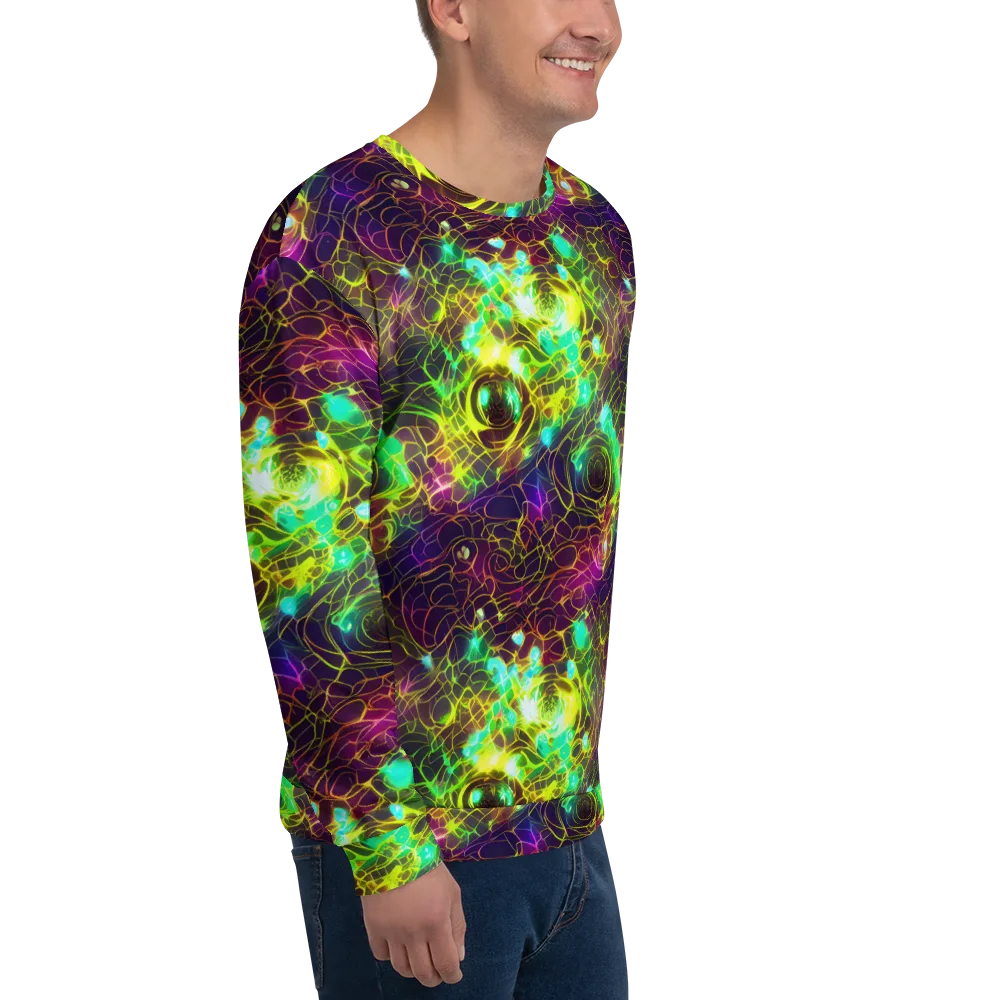 Glow Reef on Sweatshirt — Right Front
