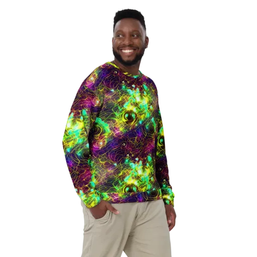 Glow Reef on a Sweatshirt