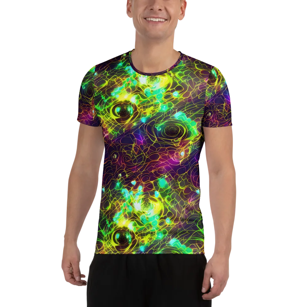 Glow Reef on Men's Athletic T-Shirt — Front