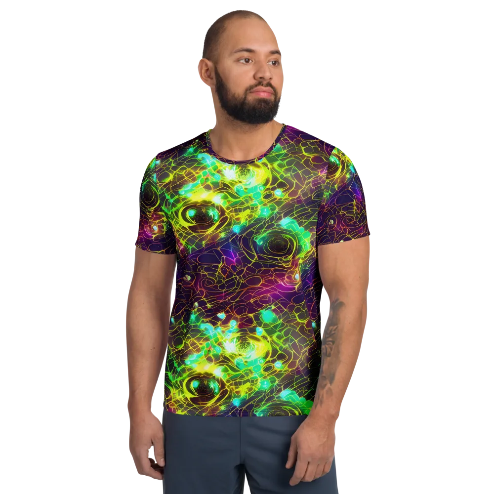 Glow Reef on Men's Athletic T-Shirt — Front