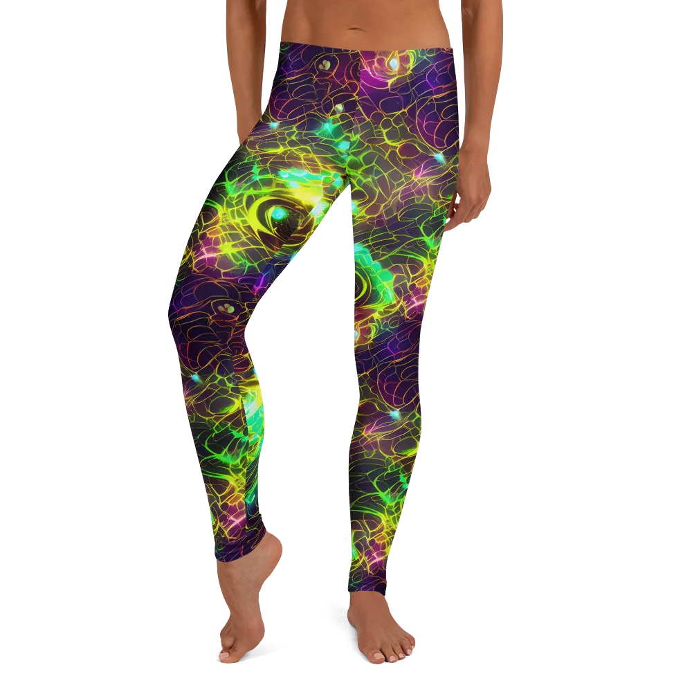 Glow Reef on Leggings — Front