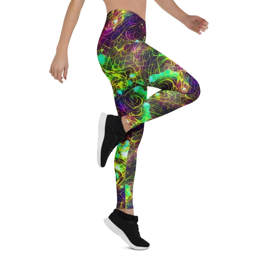 Glow Reef on Leggings — Right