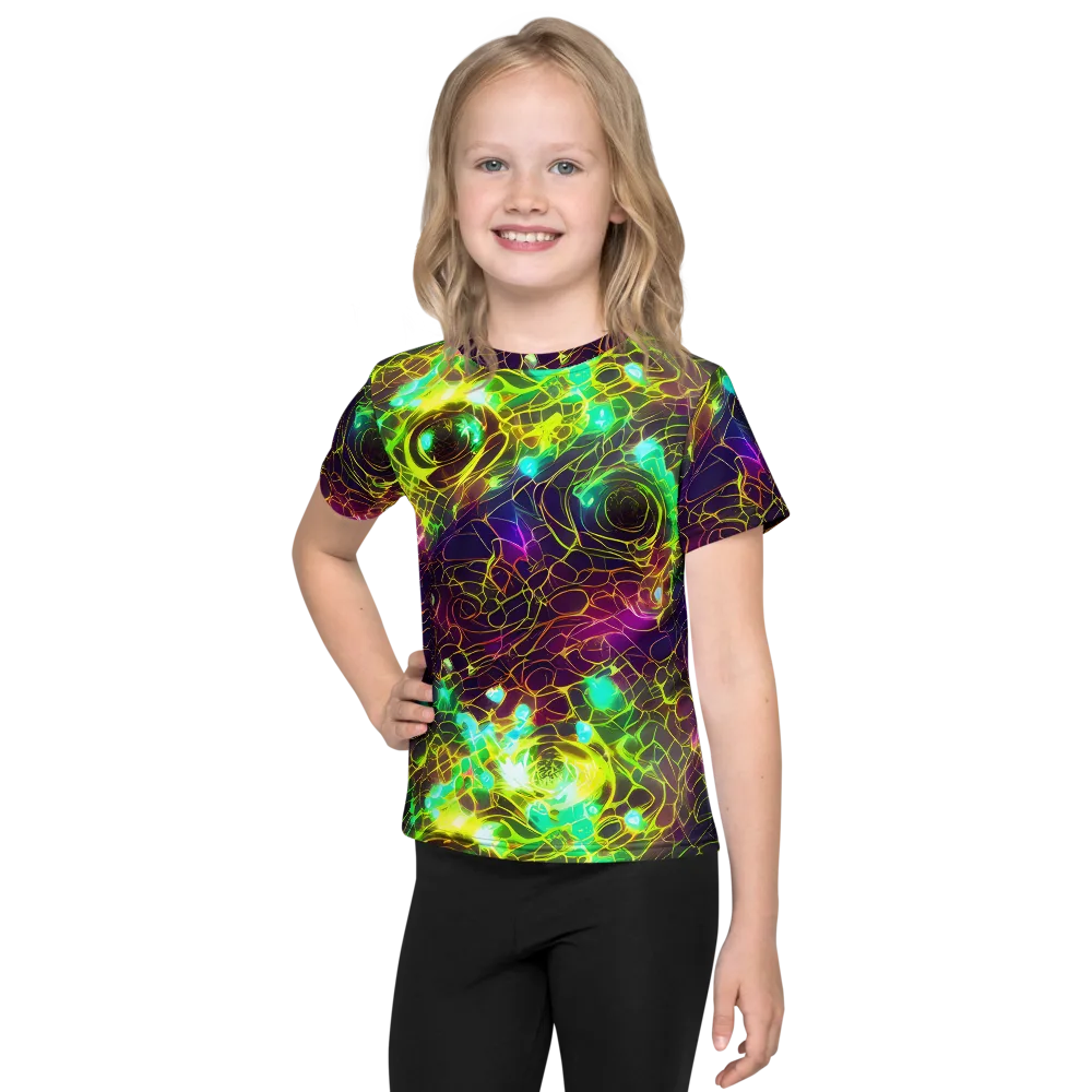 Glow Reef on Kids Crew Neck T-Shirt — Front