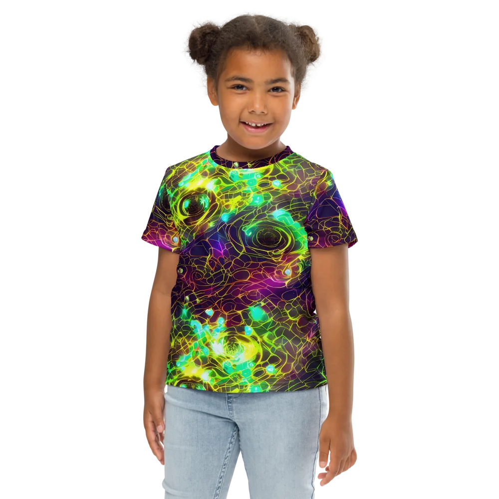 Glow Reef on Kids Crew Neck T-Shirt — Front