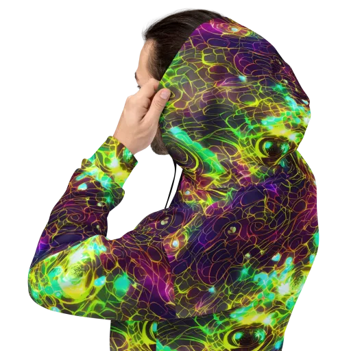 Glow Reef on a Hoodie