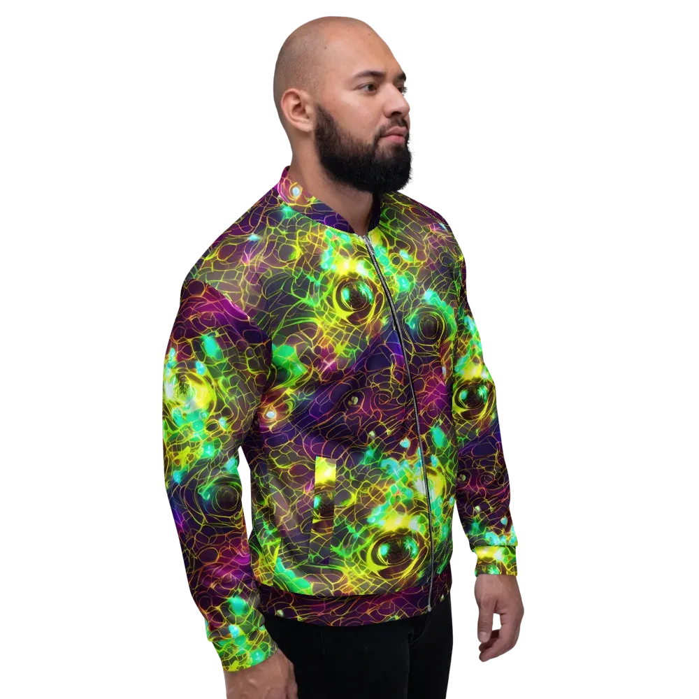 Glow Reef on Bomber Jacket — Right