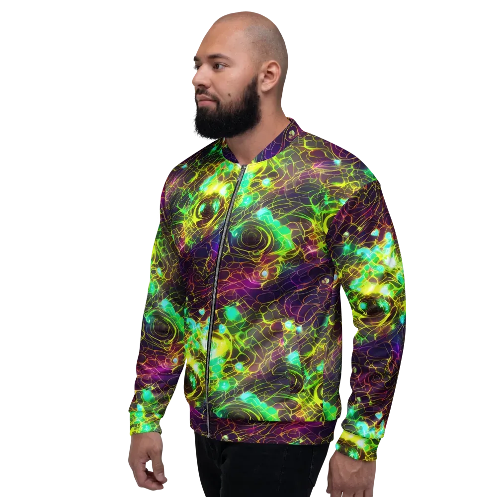 Glow Reef on Bomber Jacket — Left