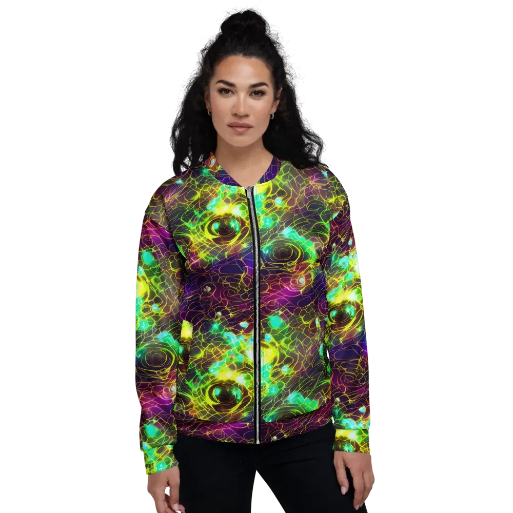 Glow Reef on Bomber Jacket — Front