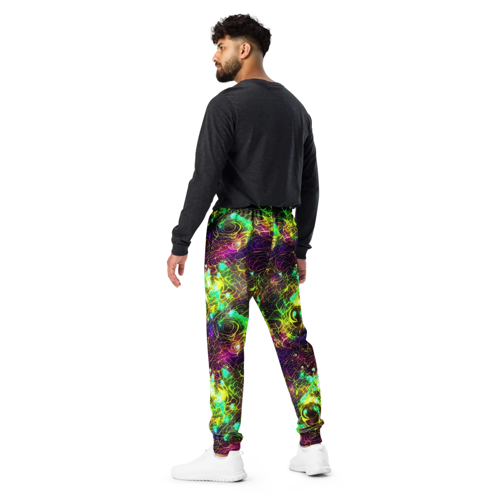 Glow Reef on Men's Joggers — Back