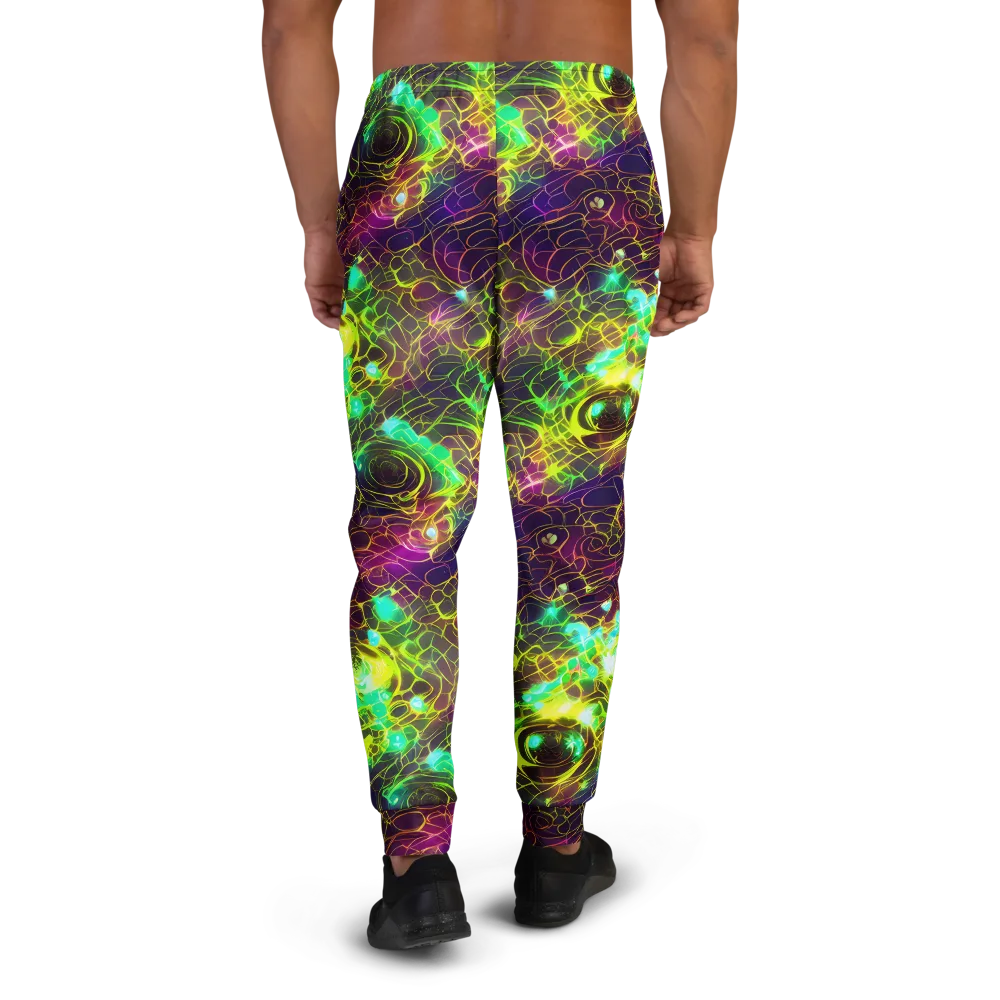 Glow Reef on Men's Joggers — Back