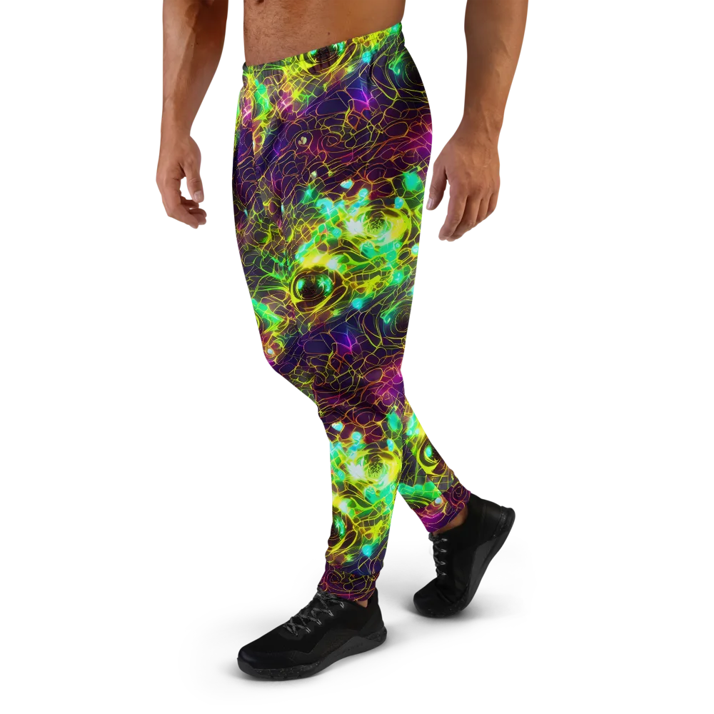 Glow Reef on Men's Joggers — Left