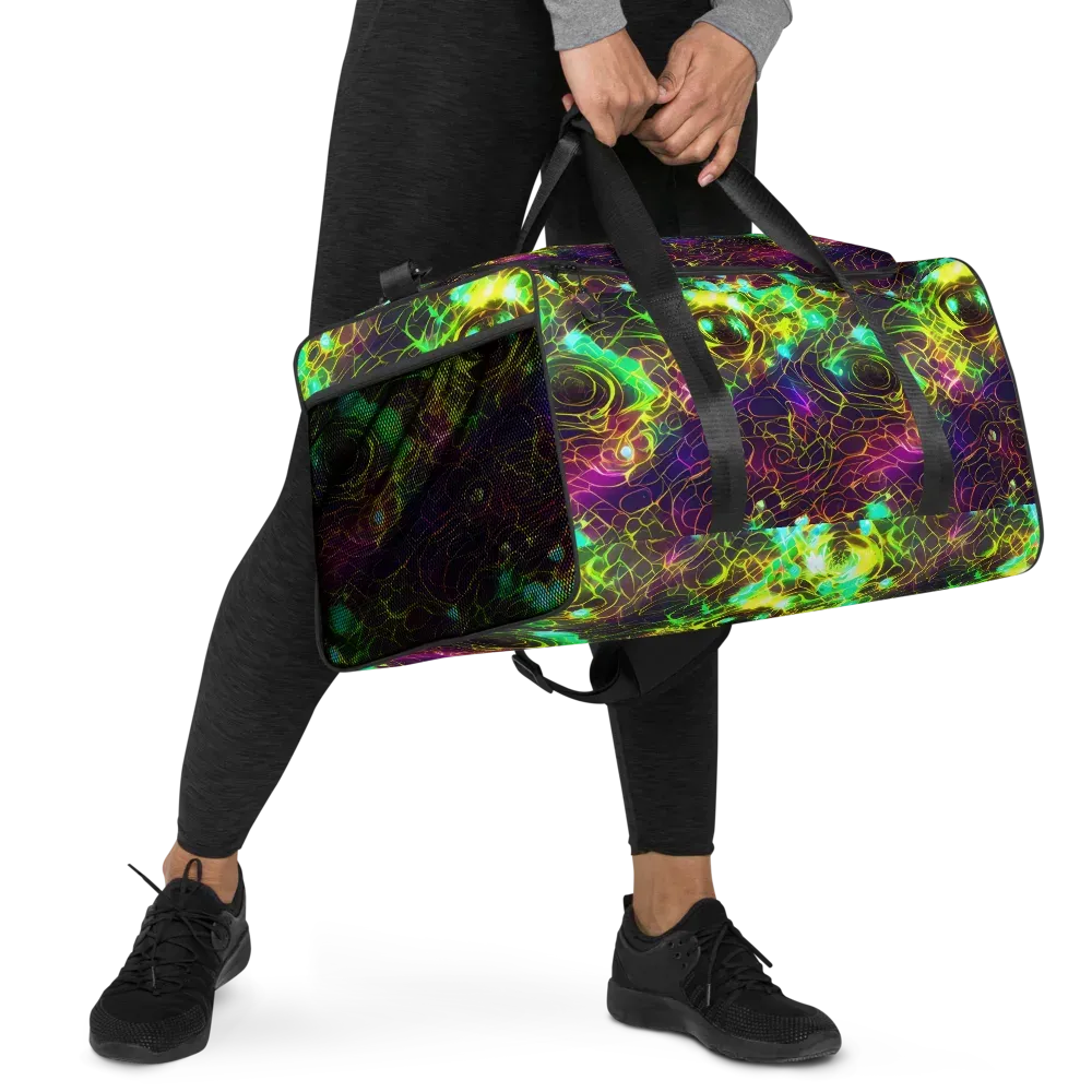 Glow Reef on Duffle Bag — Right Front
