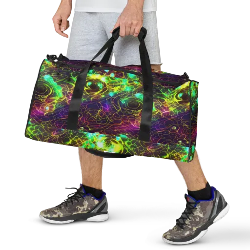 Glow Reef on a Duffle Bag