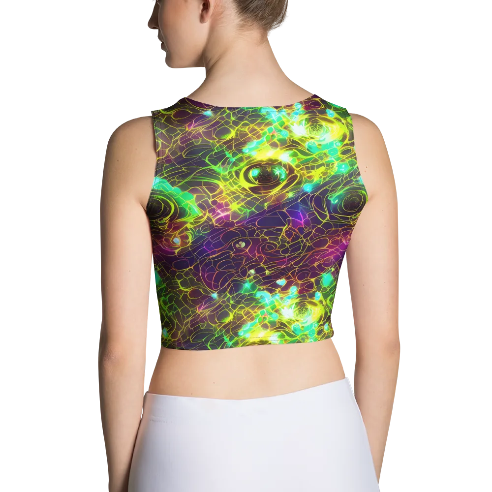 Glow Reef on Crop Top — Back