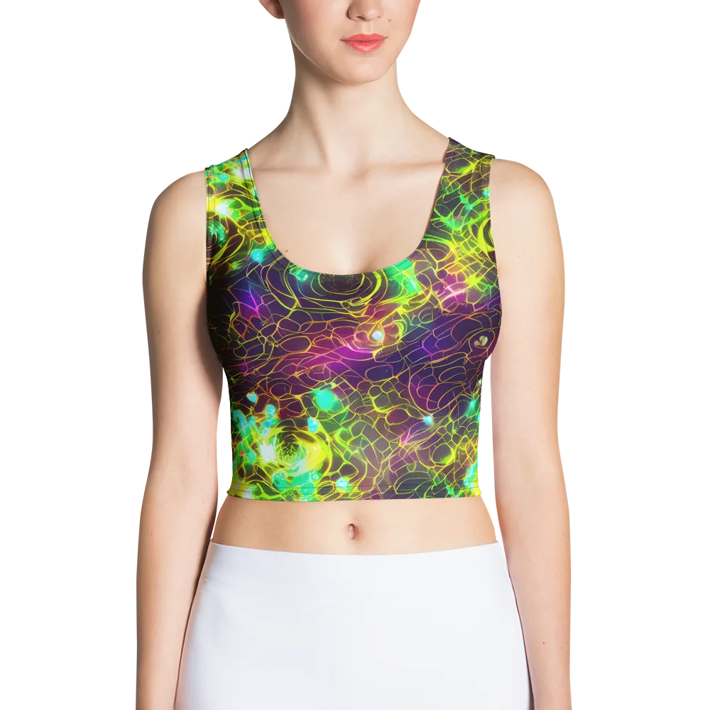 Glow Reef on Crop Top — Front