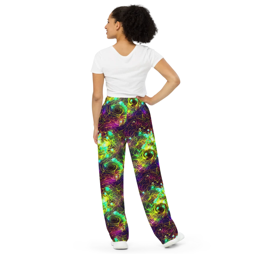 Glow Reef on Wide-Leg Pants — Back