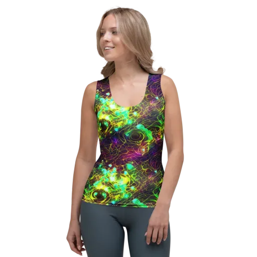 Glow Reef on a Women's Tank Top
