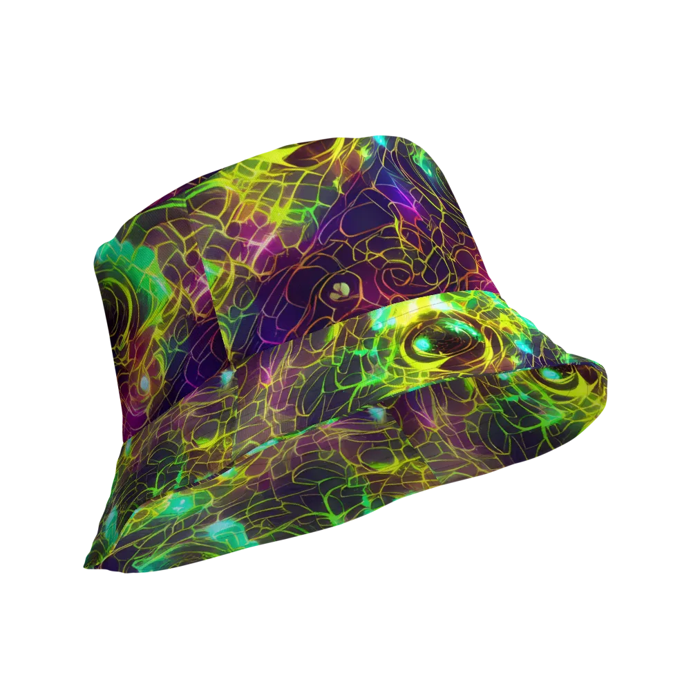 Glow Reef on Reversible Bucket Hat — Product details Outside