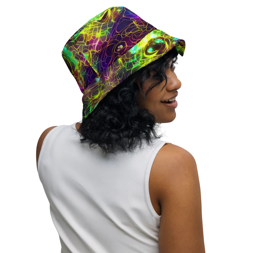 Glow Reef on Reversible Bucket Hat — Right Outside