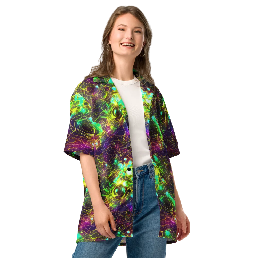Glow Reef on Button Shirt — Front