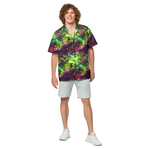 Glow Reef on a Button Shirt