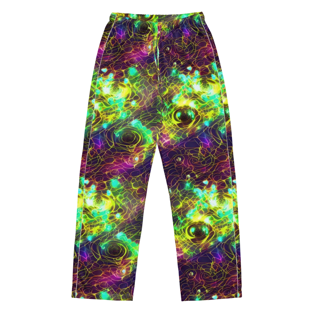 Glow Reef on Women's Pajama Pants — Front