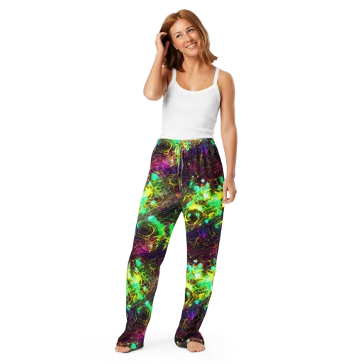 Glow Reef on a Women's Pajama Pants
