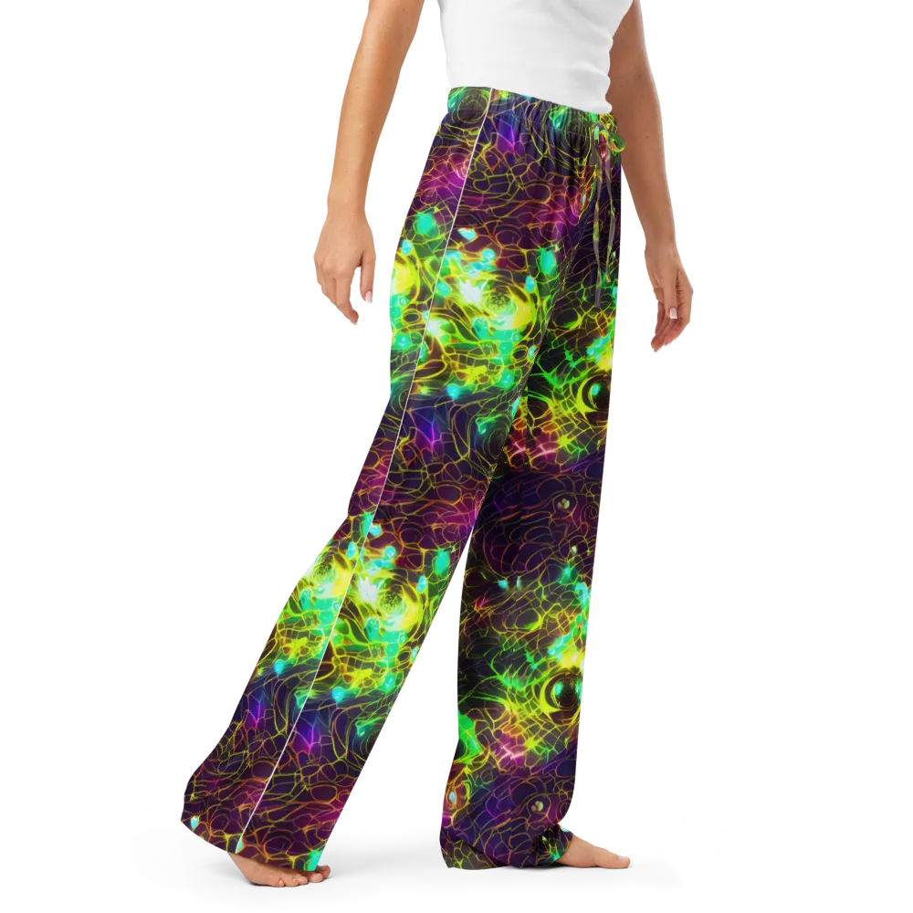 Glow Reef on Women's Pajama Pants — Right Front