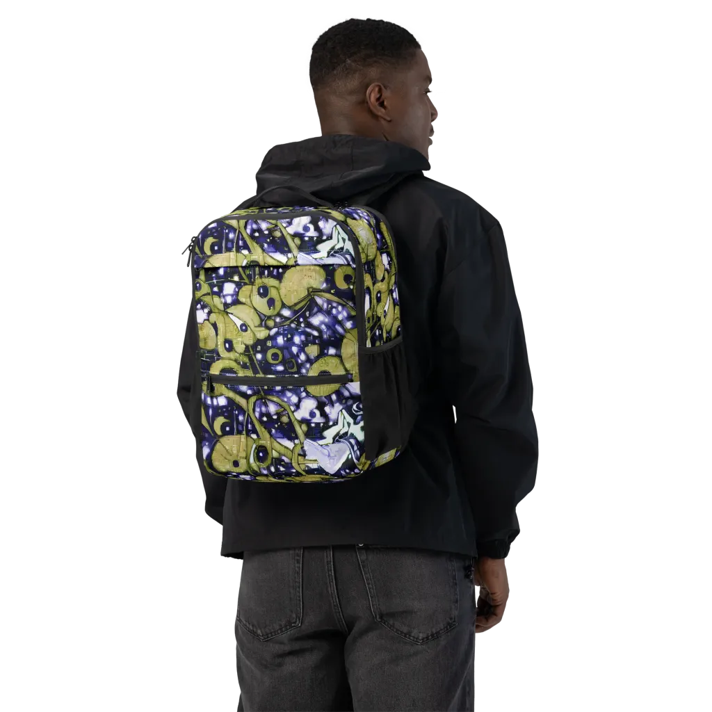 Olive Afterglow on Utility Backpack — Back