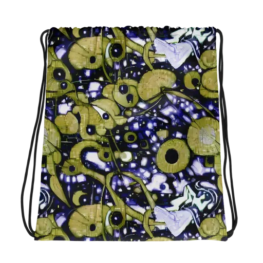 Olive Afterglow on a Drawstring Bag