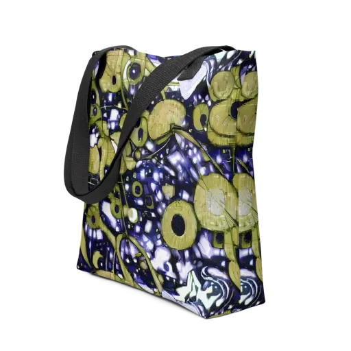Olive Afterglow on a Tote Bag