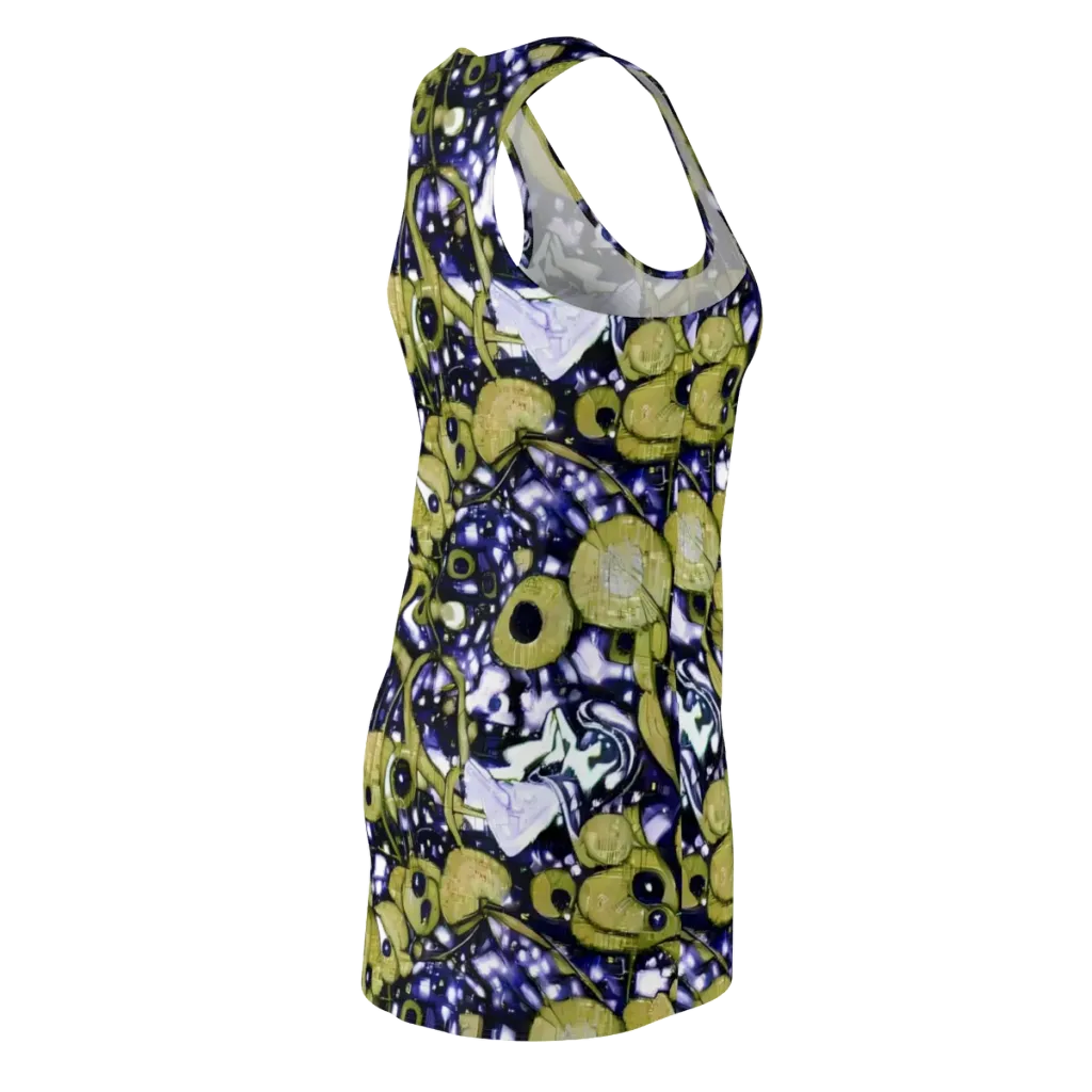 Olive Afterglow on Racerback Dress — Back Side